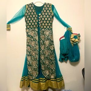 4piece Anarkali (floor length)
